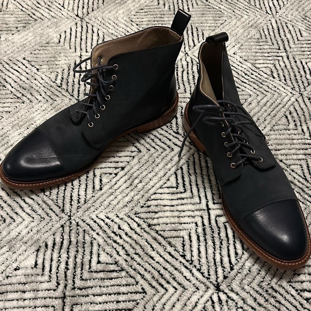 Taft, boot, Blue, leather/suede, size 44 - Picture 5 of 6